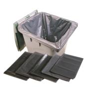 Housse Conteneur 240 litres Noir - épaisseur 30 µ - Carton de 100