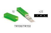Lames CARBONE de grattoir vitres 15 cm (tui de 25)