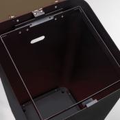 Poubelle Tri Sélectif RUBIK EVO 80 litres avec couvercle MARRON