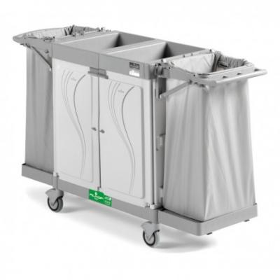 Chariot hotellerie ALPHA HOTEL 6301 avec portes avec paroi de séparation